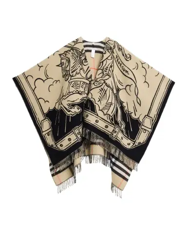 Burberry Stormy Knight EKD Wool Cape | Thumbnail 1 Burberry Stormy Knight EKD Wool Cape | Thumbnail 1