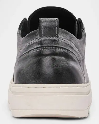 Represent Men's HTN Distressed Leather Sneakers | Thumbnail 4