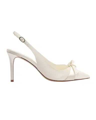 Alexandre Birman Classic Clarita Satin Slingback Pumps | Thumbnail 1
