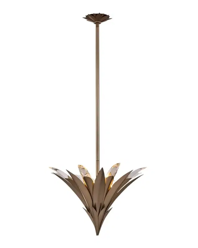 Allegri Crystal by Kalco Lighting Roche 19" 3-Light Pendant Chandelier