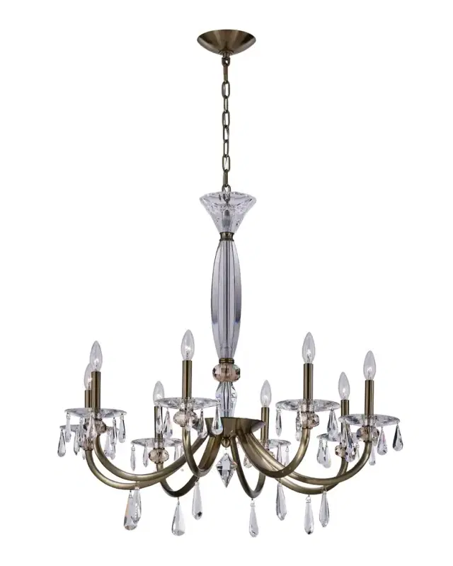 Allegri Crystal by Kalco Lighting Passo 34" 8-Light Crystal Chandelier