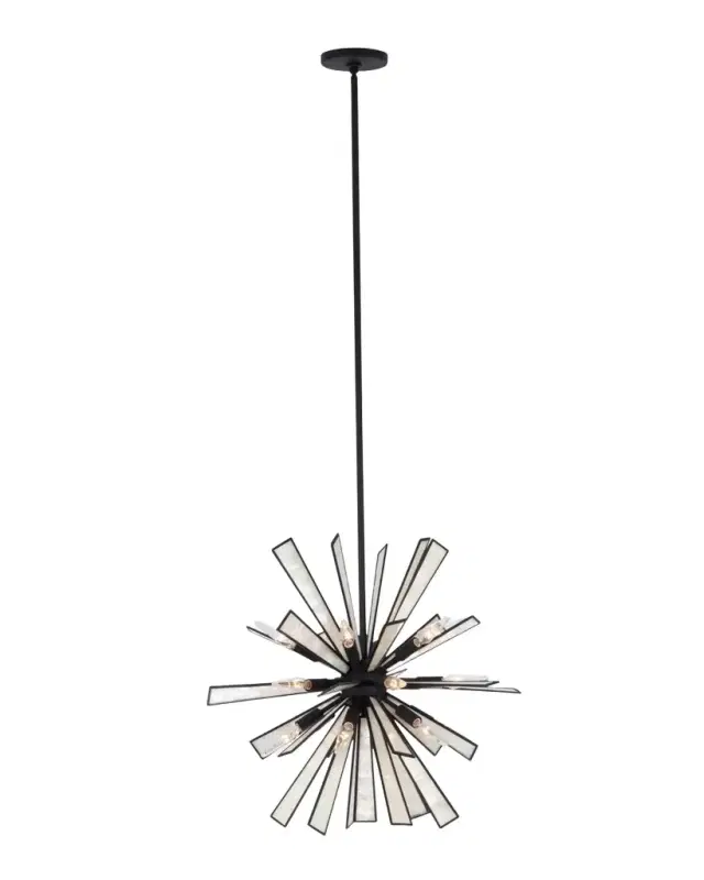 Kalco Lighting Radiance 26" 18-Light Capiz Shell Pendant Chandelier