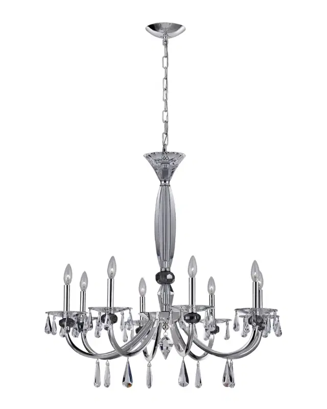 Allegri Crystal by Kalco Lighting Passo 34" 8-Light Crystal Chandelier