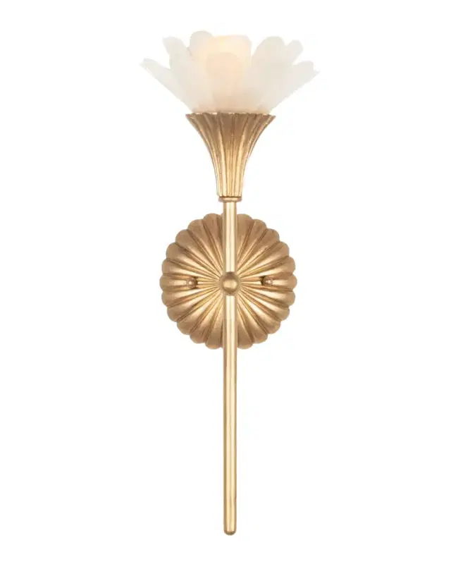Kalco Lighting Flora 17" Tall Capiz Shell Wall Sconce