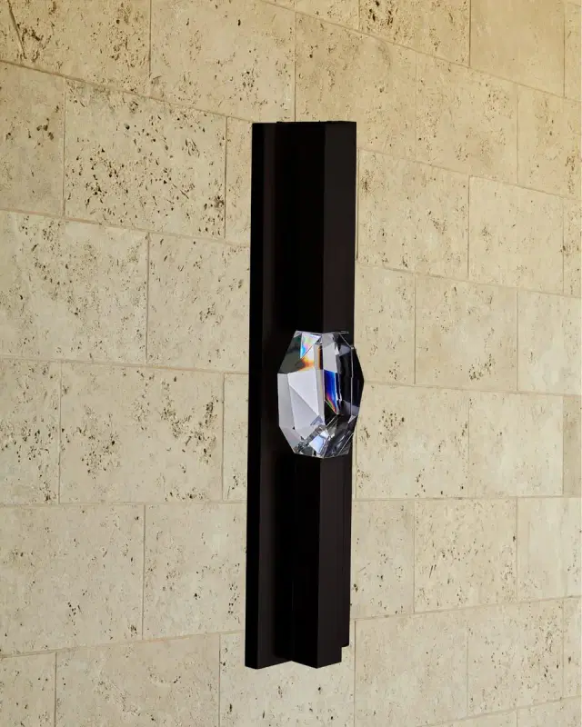 Allegri Crystal by Kalco Lighting Nodo Esterno 24" Outdoor LED Wall Sconce