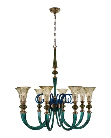 Allegri Crystal by Kalco Lighting Tinta 42" 8-Light Chandelier | Thumbnail 1 Allegri Crystal by Kalco Lighting Tinta 42" 8-Light Chandelier | Thumbnail 1