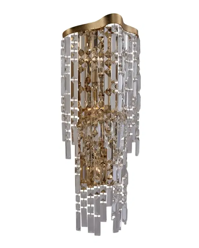Allegri Crystal by Kalco Lighting Cadere 28" 6-Light Crystal Wall Sconce