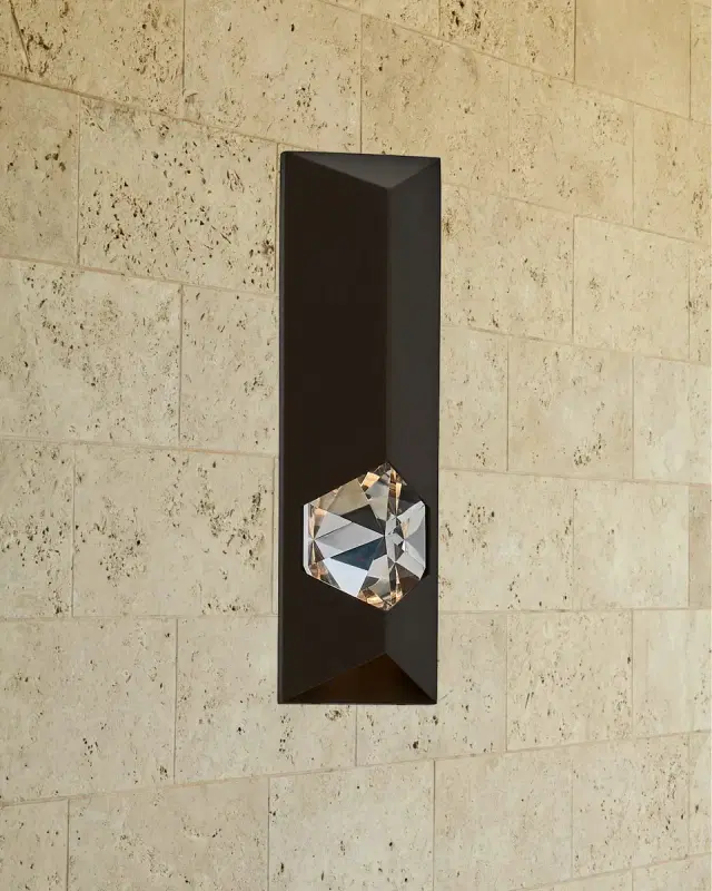 Allegri Crystal by Kalco Lighting Gemma Esterno 17" Outdoor LED Wall Sconce
