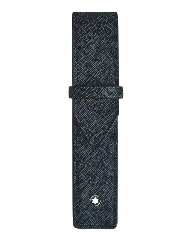 Men 's Sartorial Embossed Leather Pen Pouch