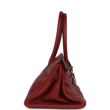 HERMÈS Vintage Hermes Shoulder Birkin 42 JPG Rouge H Clemence Palladium Hardware | Thumbnail 3 HERMÈS Vintage Hermes Shoulder Birkin 42 JPG Rouge H Clemence Palladium Hardware | Thumbnail 3