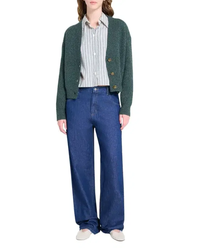 Cropped Cashmere Cardigan
