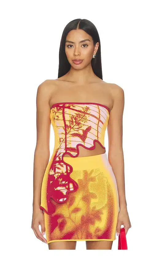 Pomelo Wavy Bra Top