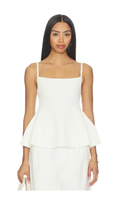DL1961 DL Peplum Tank Instasculptâ¢ Rib | Thumbnail 1