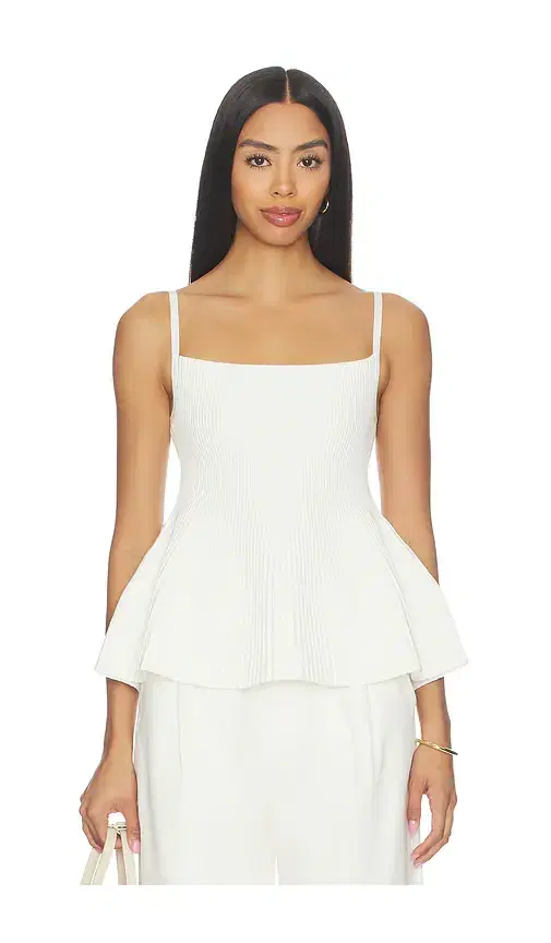 DL1961 DL Peplum Tank Instasculptâ¢ Rib