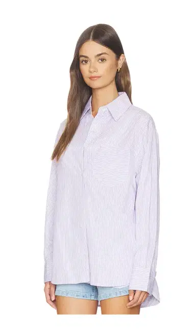 DL1961 DL Faye Oversized Poplin Shirt | Thumbnail 2