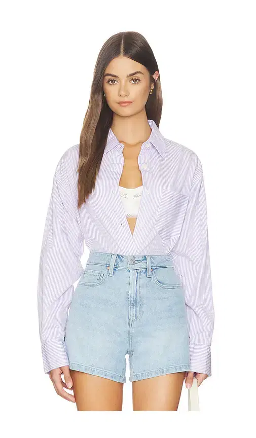 DL Faye Oversized Poplin Shirt