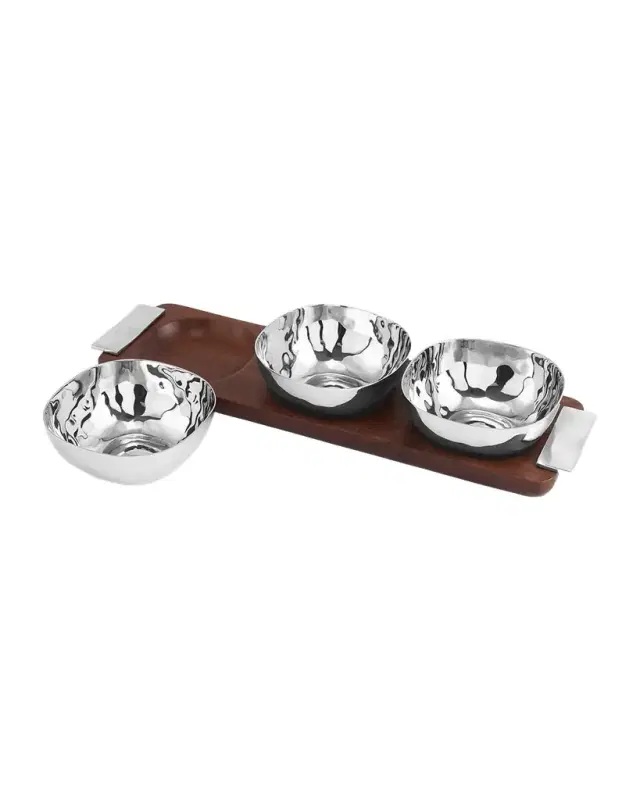 Michael Aram Reflective Triple Bowl