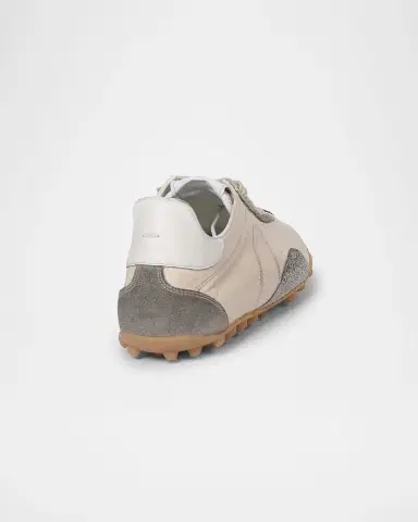 Maison Margiela Sprinters Mixed Leather Low-Top Sneakers | Thumbnail 3