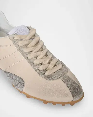 Maison Margiela Sprinters Mixed Leather Low-Top Sneakers | Thumbnail 5