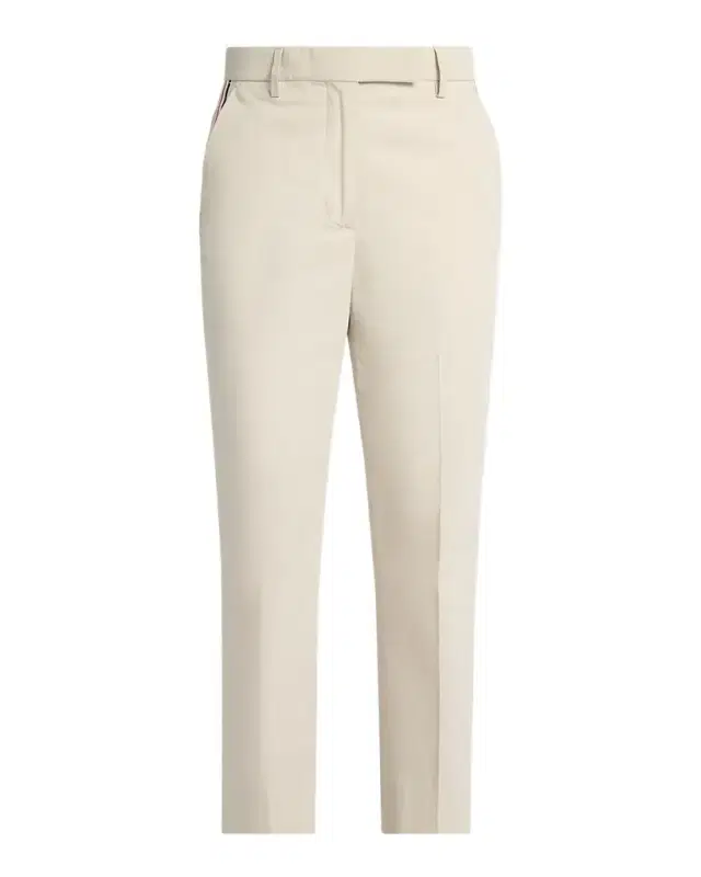 Thom Browne Grosgrain-Stripe Relaxed-Leg Ankle Pants