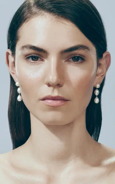 Sophie Bille Brahe Amis Poire 14K Yellow Gold Pearl Earrings | Thumbnail 3