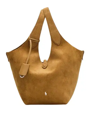 Polo Ralph Lauren Polo Play Suede Tote | Thumbnail 1 Polo Ralph Lauren Polo Play Suede Tote | Thumbnail 1