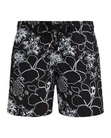 Vilebrequin Men's Turtle-Print Swim Trunks | Thumbnail 1