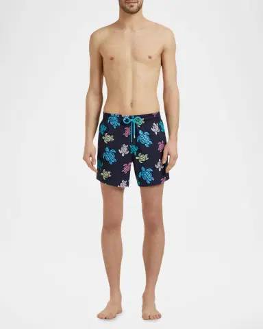 Vilebrequin Men's Multicolor Turtle Swim Trunks | Thumbnail 2 Vilebrequin Men's Multicolor Turtle Swim Trunks | Thumbnail 2