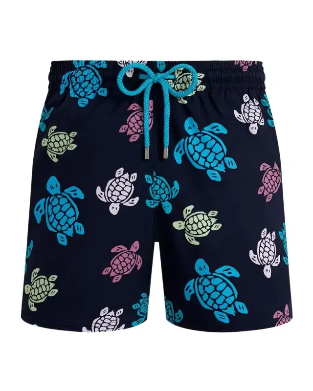 Vilebrequin Men 's Multicolor Turtle Swim Trunks