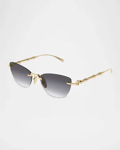 Gucci 55mm Metal Cat-Eye Sunglasses | Thumbnail 2 Gucci 55mm Metal Cat-Eye Sunglasses | Thumbnail 2