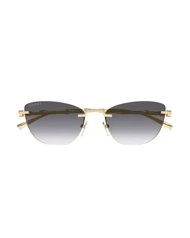 Gucci 55mm Metal Cat-Eye Sunglasses