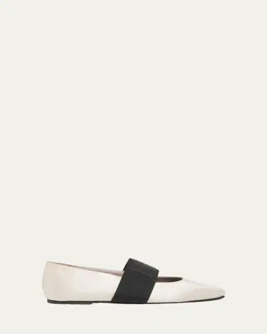 Givenchy Padded Leather Ballerina Flats | Thumbnail 6