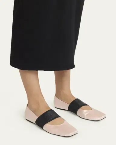 Givenchy Padded Leather Ballerina Flats | Thumbnail 7