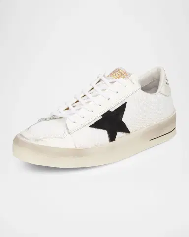 Golden Goose Men 's Stardan Mesh & Leather Low-Top Sneakers | Thumbnail 2