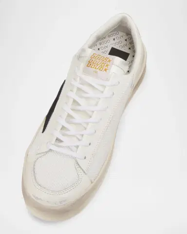 Golden Goose Men 's Stardan Mesh & Leather Low-Top Sneakers | Thumbnail 5