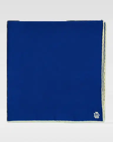 dunhill Men's Mulberry Silk Pocket Square | Thumbnail 2