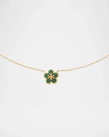 Tory Burch Forget Me Not Enamel Necklace | Thumbnail 2 Tory Burch Forget Me Not Enamel Necklace | Thumbnail 2