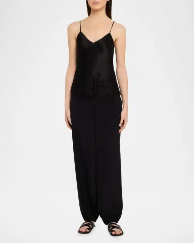 Nili Lotan Nadine Lace Silk Cami Top | Thumbnail 2 Nili Lotan Nadine Lace Silk Cami Top | Thumbnail 2