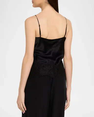 Nili Lotan Nadine Lace Silk Cami Top | Thumbnail 3 Nili Lotan Nadine Lace Silk Cami Top | Thumbnail 3
