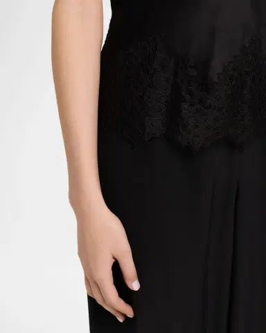 Nili Lotan Nadine Lace Silk Cami Top | Thumbnail 5 Nili Lotan Nadine Lace Silk Cami Top | Thumbnail 5
