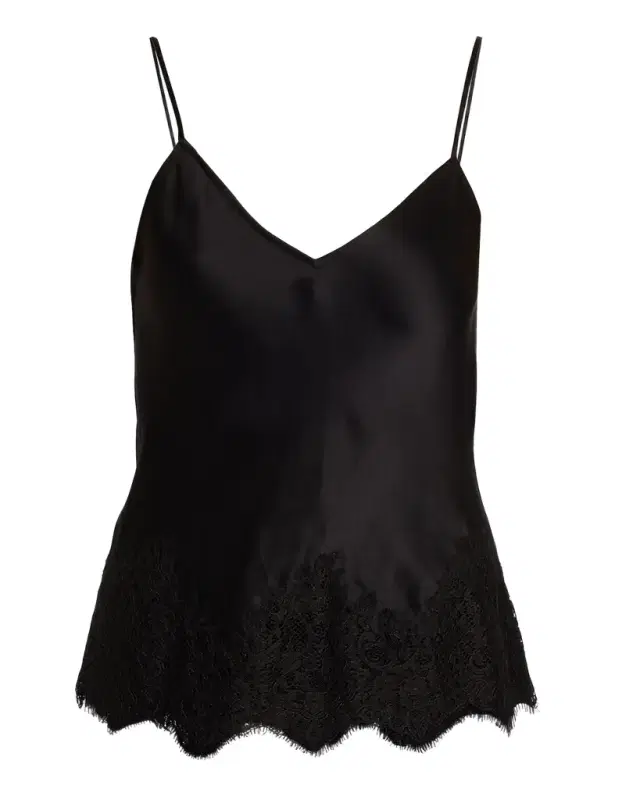 Nadine Lace Silk Cami Top
