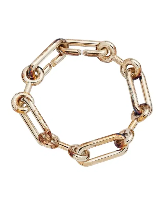 Original Binary Chain Bracelet in Sterling Silver