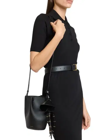 Givenchy Snap Nano Leather Bucket Crossbody Bag | Thumbnail 1