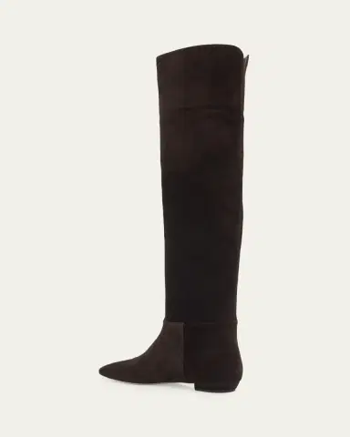 Gianvito Rossi Suede Over-The-Knee Boots | Thumbnail 6