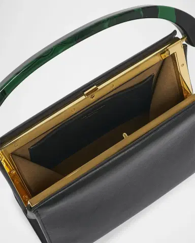 Dries Van Noten Leather Resin Top-Handle Bag | Thumbnail 4 Dries Van Noten Leather Resin Top-Handle Bag | Thumbnail 4