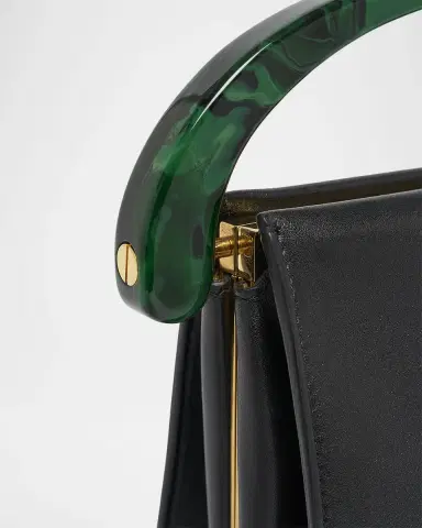 Dries Van Noten Leather Resin Top-Handle Bag | Thumbnail 6 Dries Van Noten Leather Resin Top-Handle Bag | Thumbnail 6