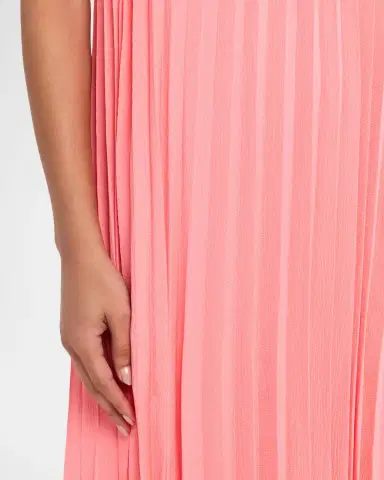 Ungaro Beverly Pleated Trapeze Halter Gown | Thumbnail 8