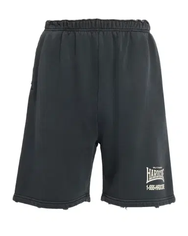 Willy Chavarria Men's Hardcore Relaxed Buffalo-Fit Fleece Shorts | Thumbnail 1 Willy Chavarria Men's Hardcore Relaxed Buffalo-Fit Fleece Shorts | Thumbnail 1