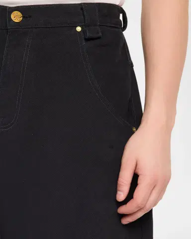 Willy Chavarria Men's Bad Boy Barrel Leg Jeans | Thumbnail 5