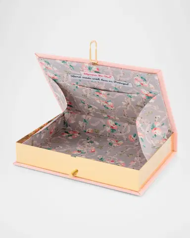 Olympia Le-Tan Sunshine And Champagne Appliqué Clutch Bag | Thumbnail 4 Olympia Le-Tan Sunshine And Champagne Appliqué Clutch Bag | Thumbnail 4